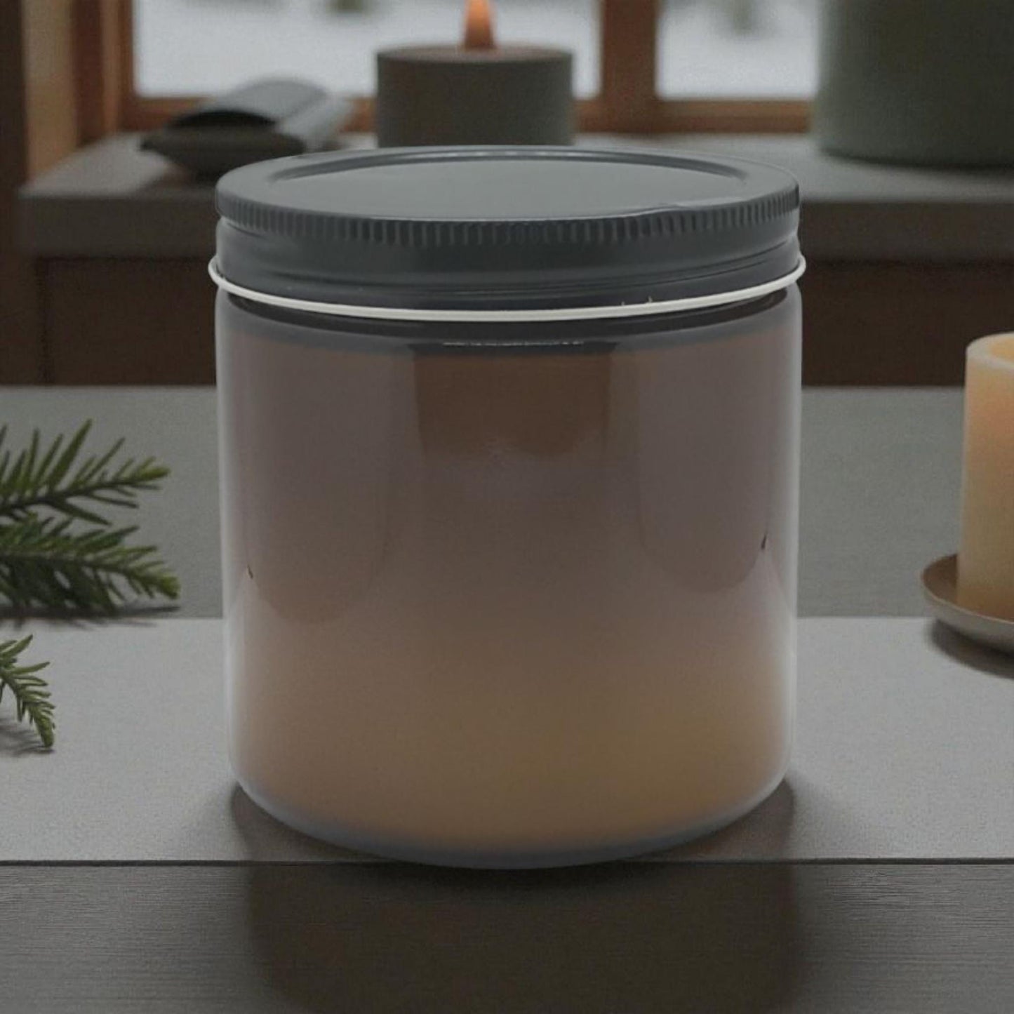 Dark Chocolate, Blackberry, Scented, Smoked, Soy Candle, Coconut Candle, 9 Oz