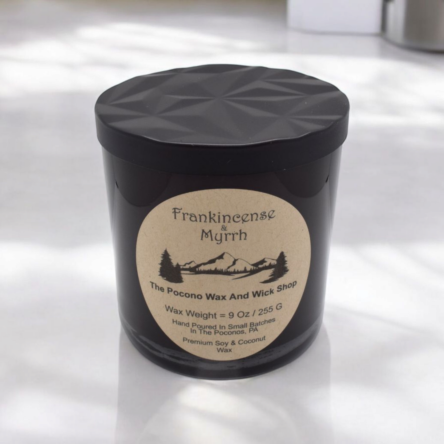 9 Oz Frankincense & Myrrh Soy/Coconut Candle