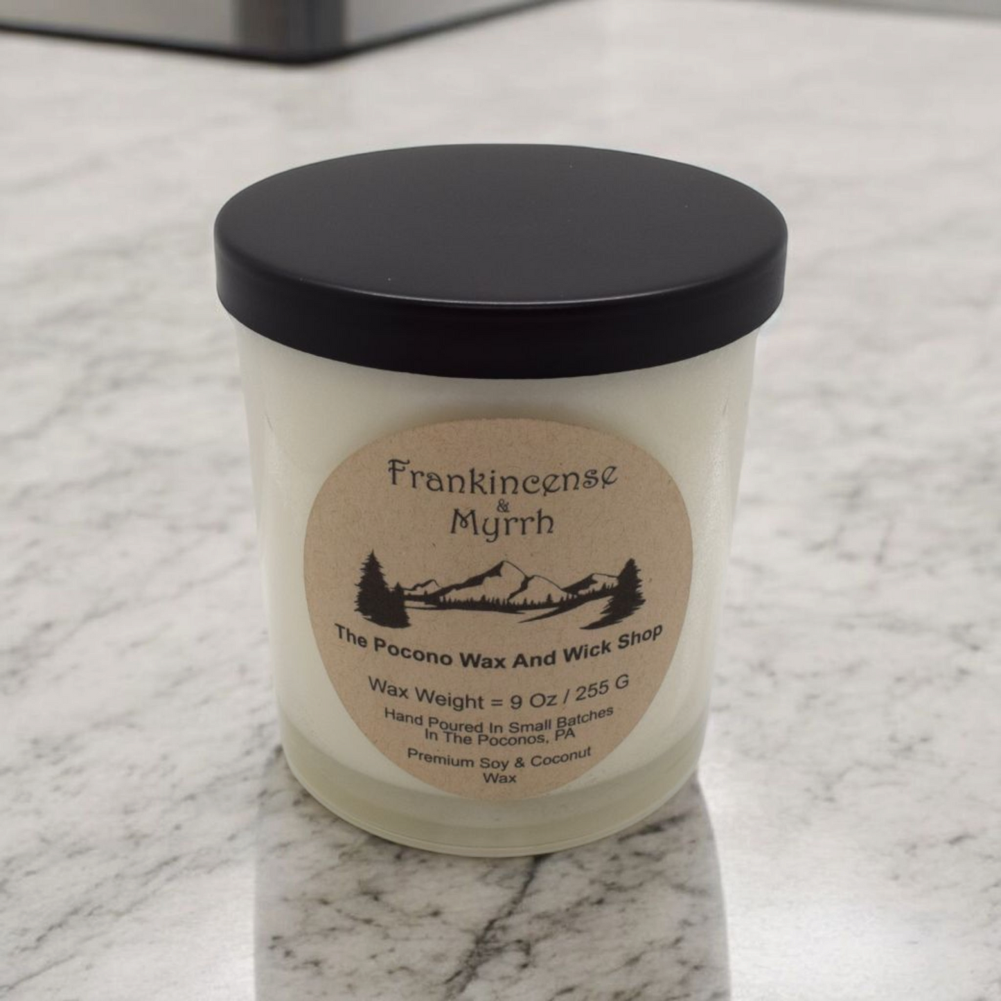 9 Oz Frankincense & Myrrh Soy/Coconut Candle