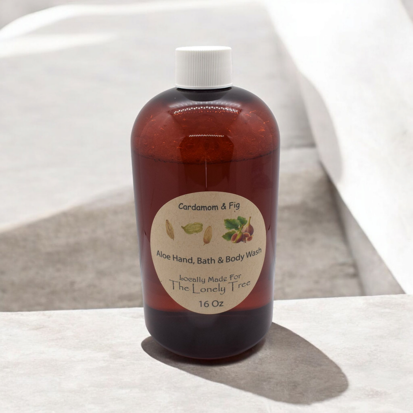 16 Oz Aloe Cardamon & Fig Bath & Body Wash