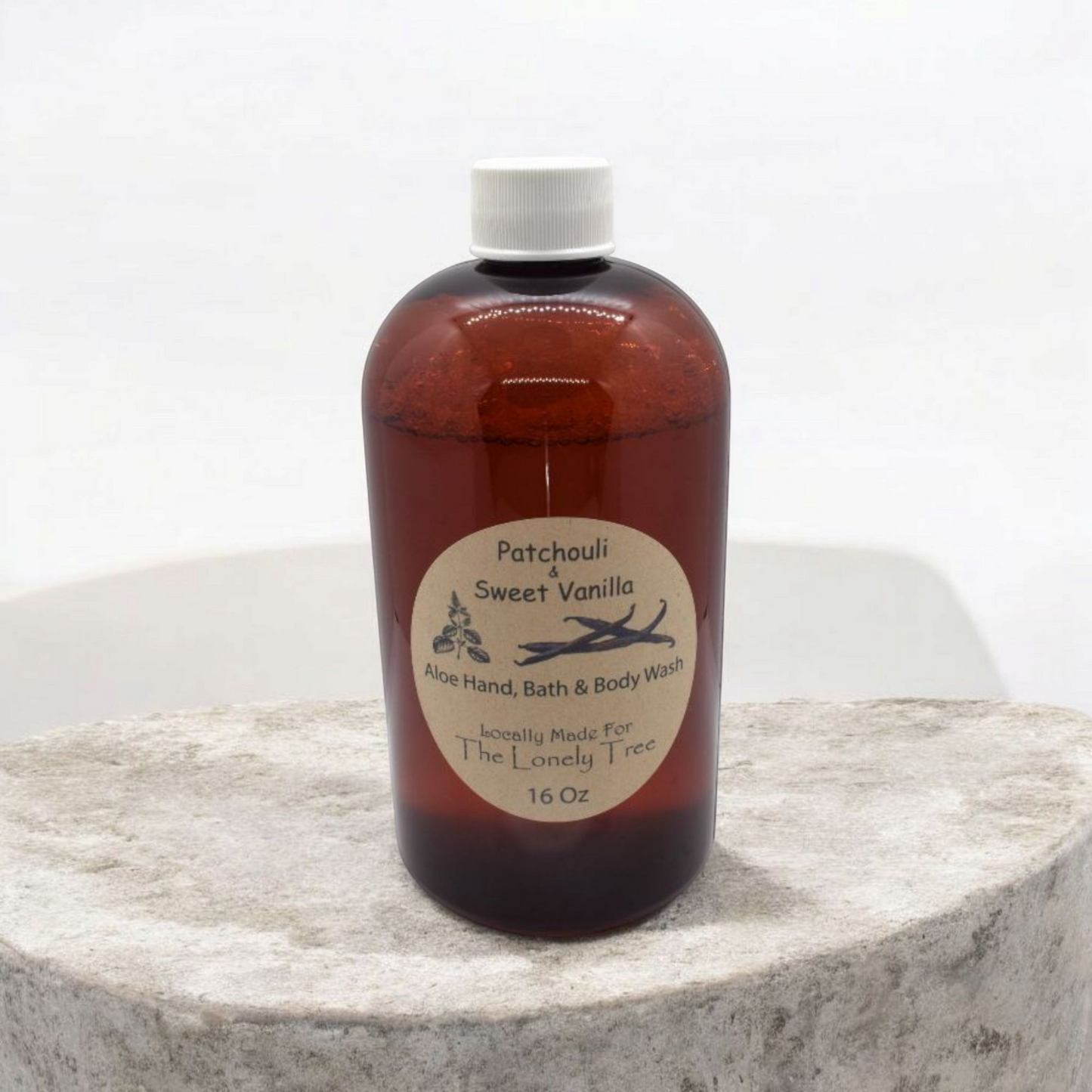16 Oz Aloe Patchouli & Sweet Vanilla Bath & Body Wash