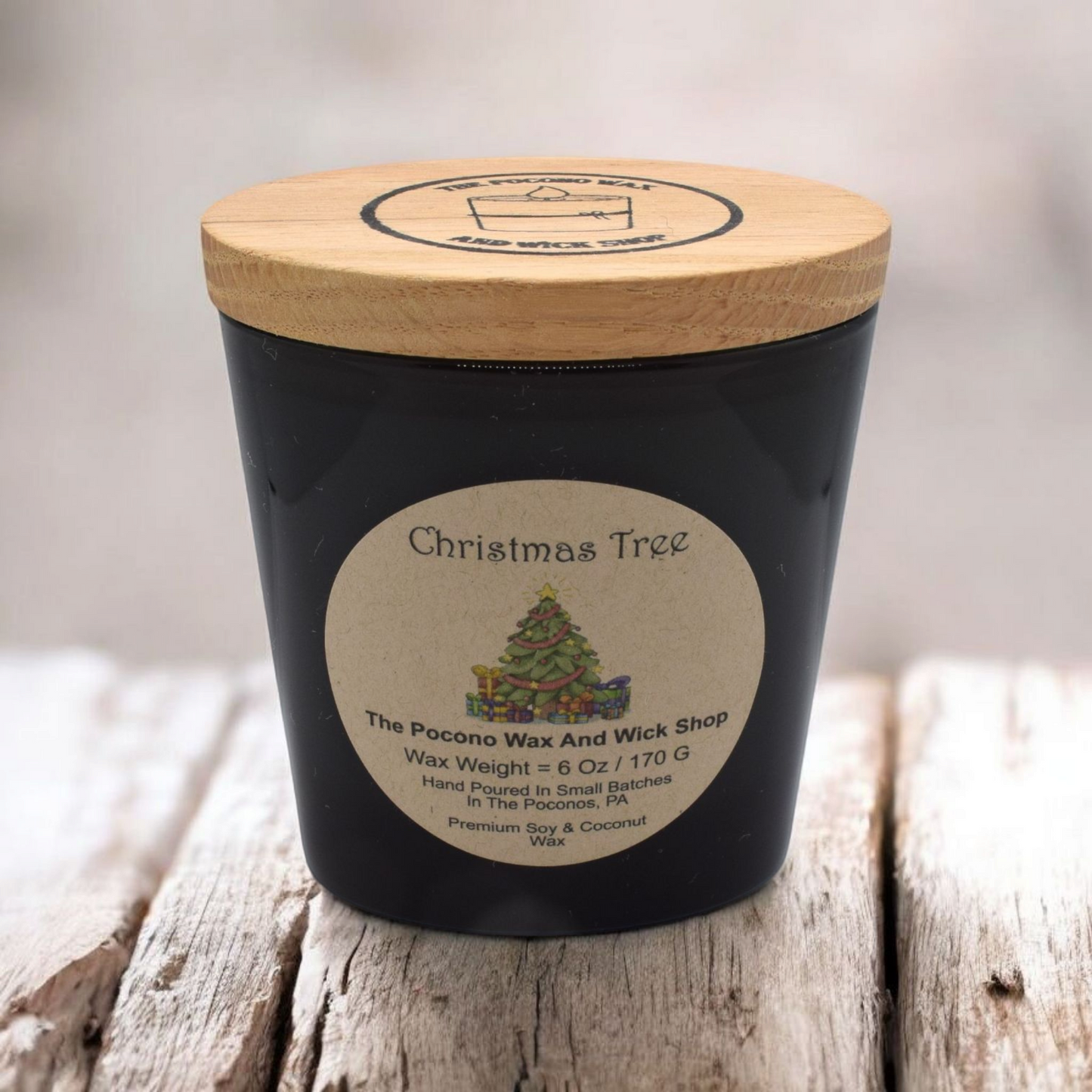 6 Oz Christmas Tree Soy/Coconut Candle