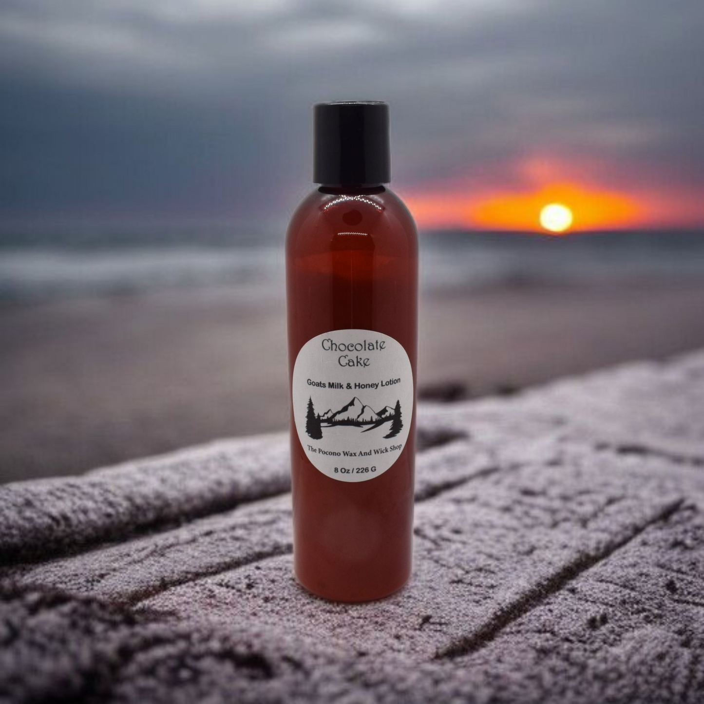 8 Oz Chocolate Cake Goats Milk & Honey Lotion