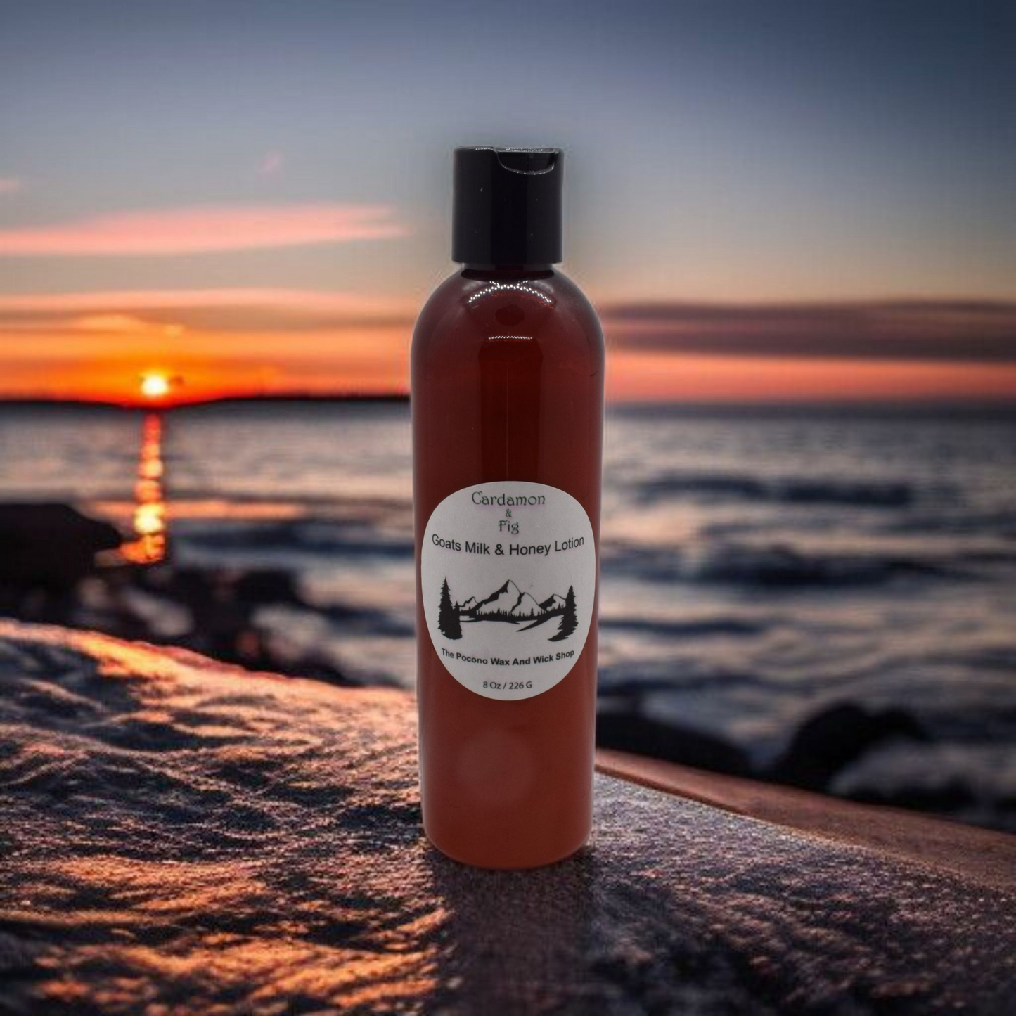 8 Oz Cardamom & Fig Goats Milk & Honey Lotion