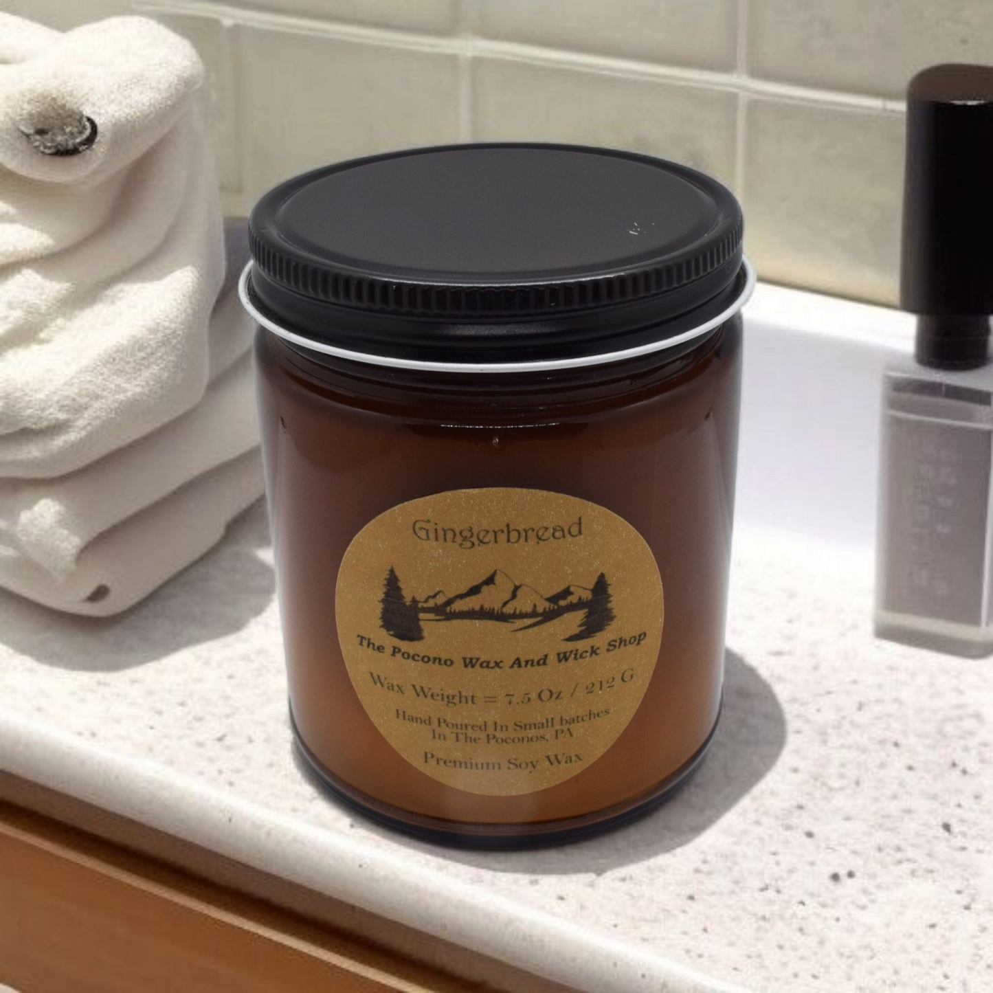 7.5 Oz Gingerbread Soy/Coconut Candle