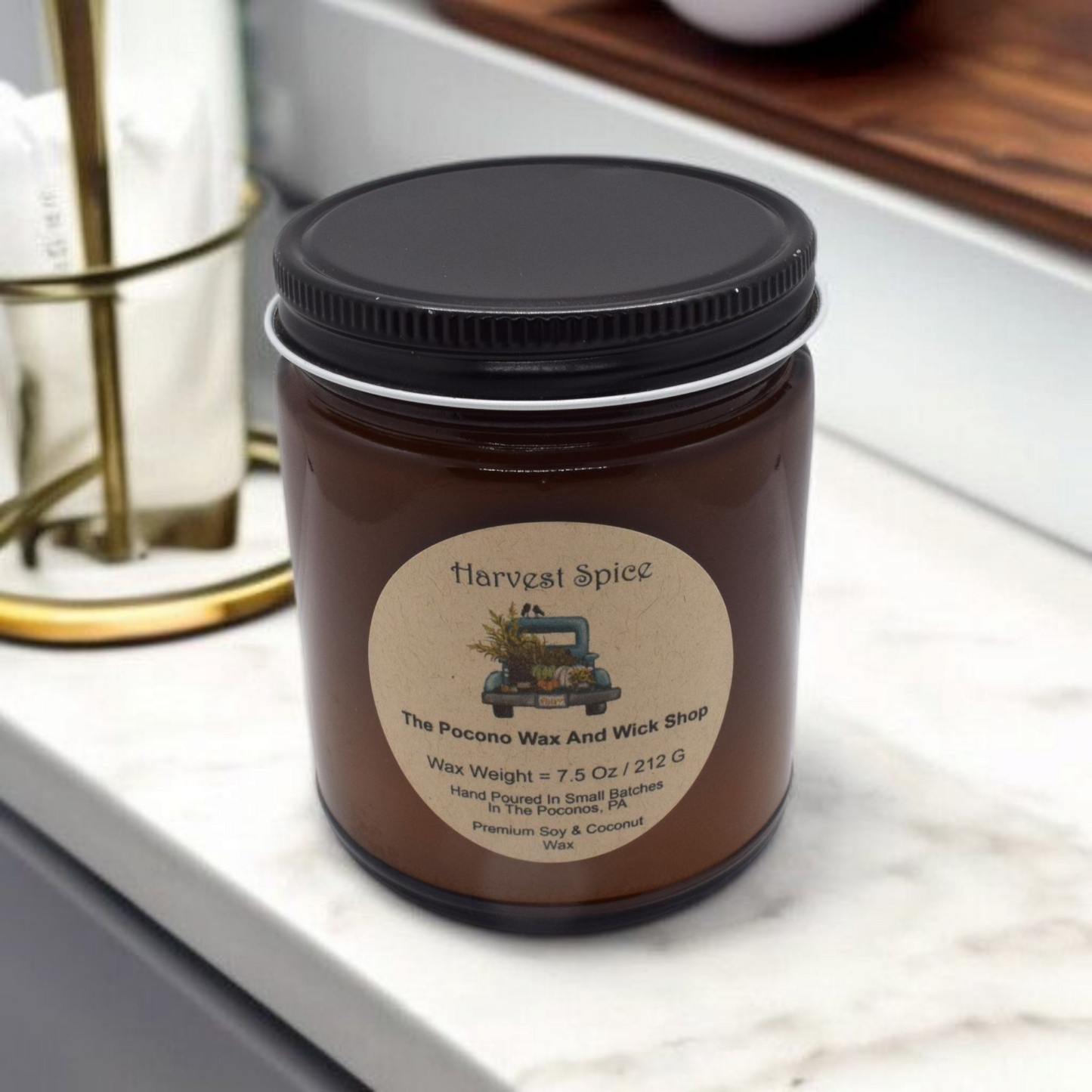 7.5 Oz Harvest Spice Soy/Coconut Candle