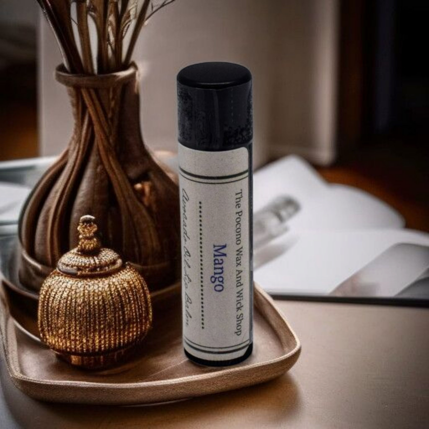 0.15 Oz Mango Flavored Avocado Oil Vegan Lip Balm