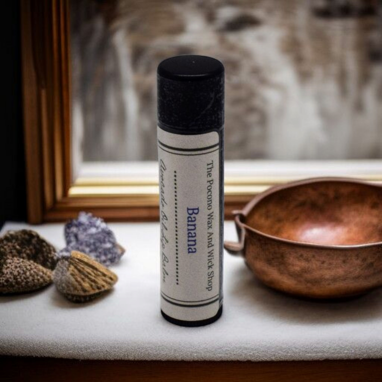 0.15 Oz Banana Flavored Avocado Oil Vegan Lip Balm