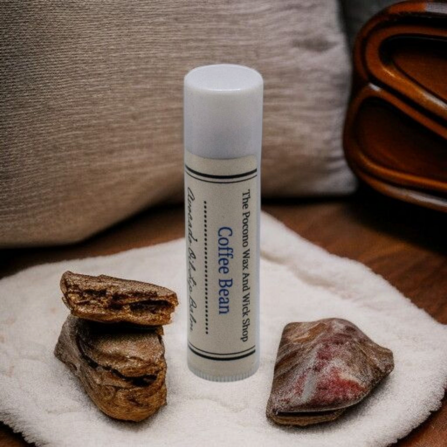 0.15 Oz Coffee Bean Flavored Avocado Oil Vegan Lip Balm