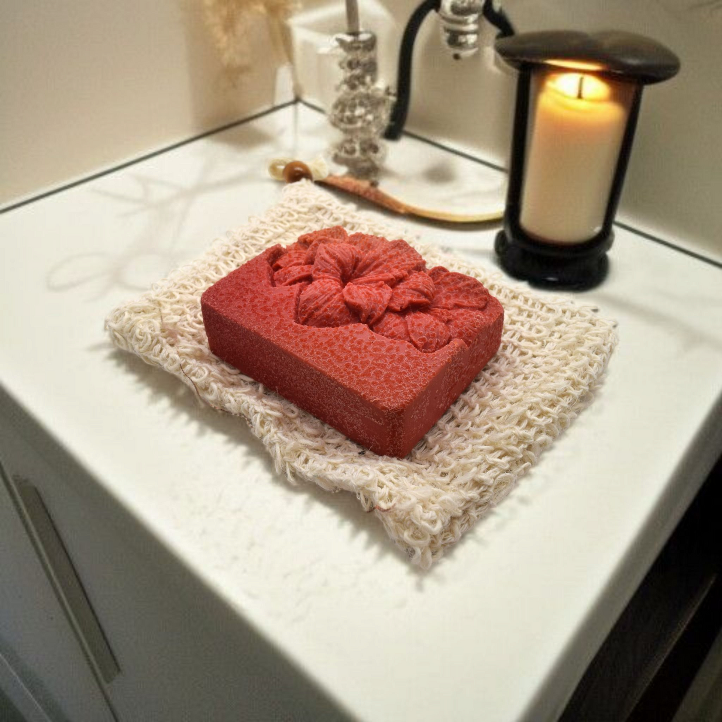 3.25 Oz Unicorn Dragon Goats Milk Soap With Exfoliating Pouch