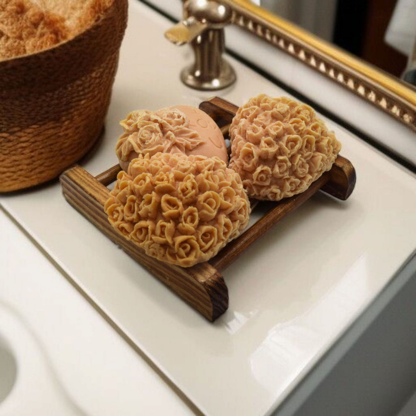 2.3 Oz Creme Brulee Goats Milk Tarts With Bamboo Tray