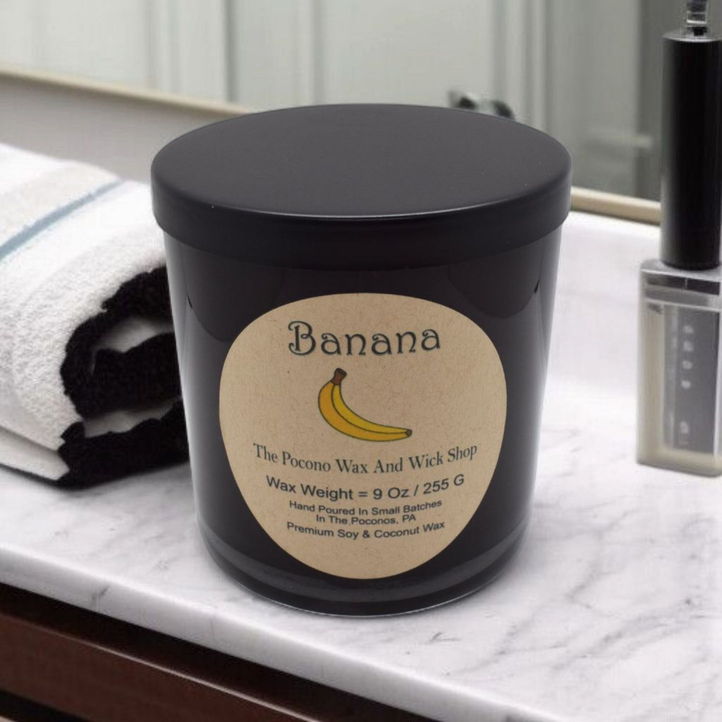 9 Oz Banana Soy/Coconut Candle