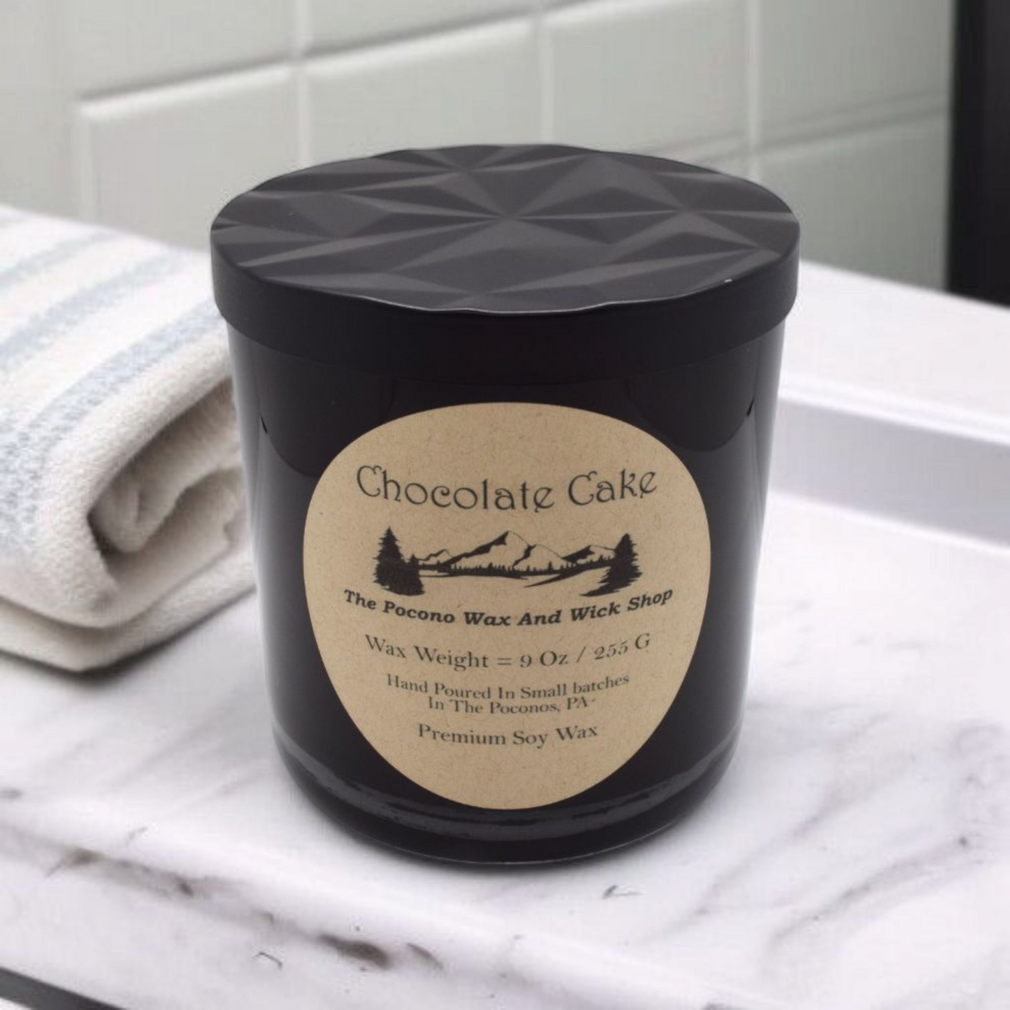 9 Oz Chocolate Cake Soy/Coconut Candle