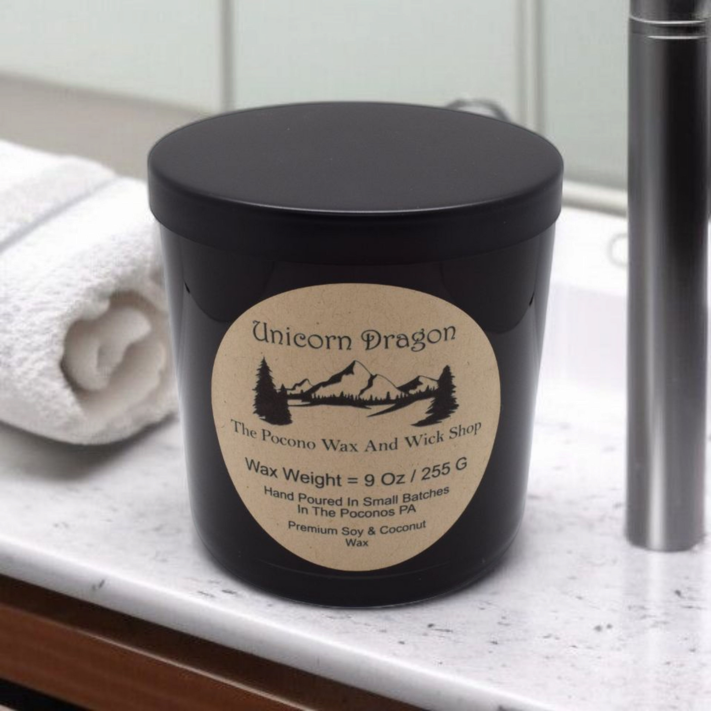 9 Oz Unicorn Dragon Soy/Coconut Candle