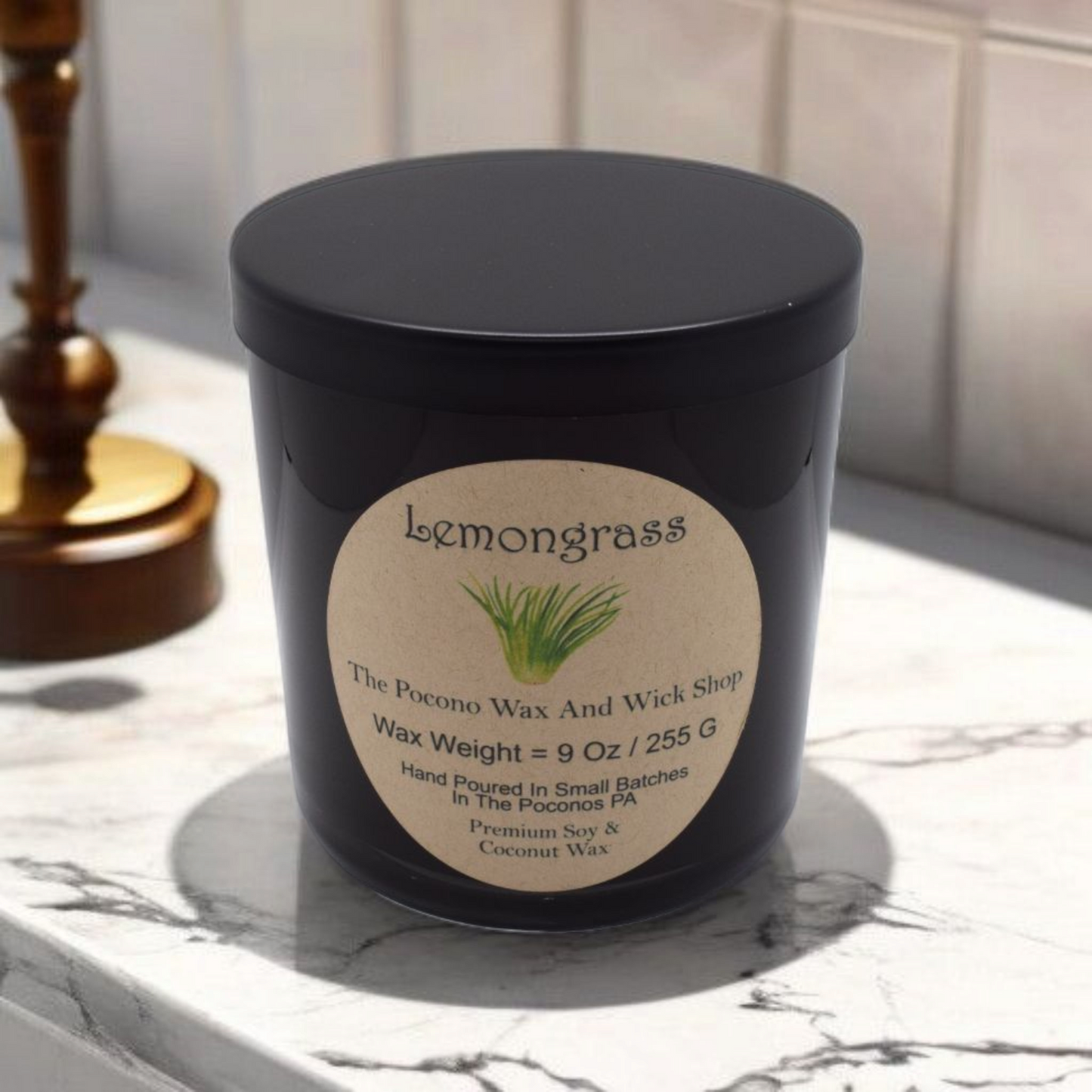 9 Oz Lemongrass Soy/Coconut Candle