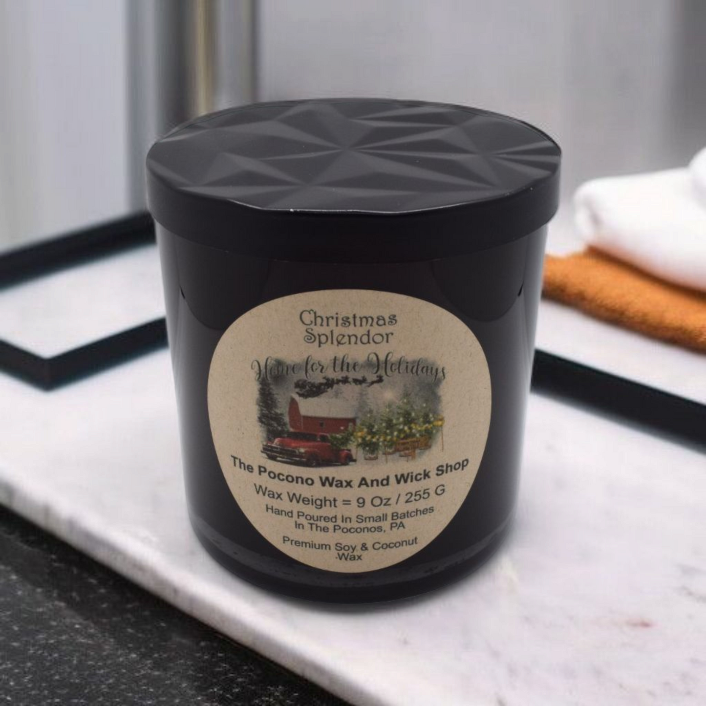 9 Oz Christmas Splendor Soy/Coconut Candle