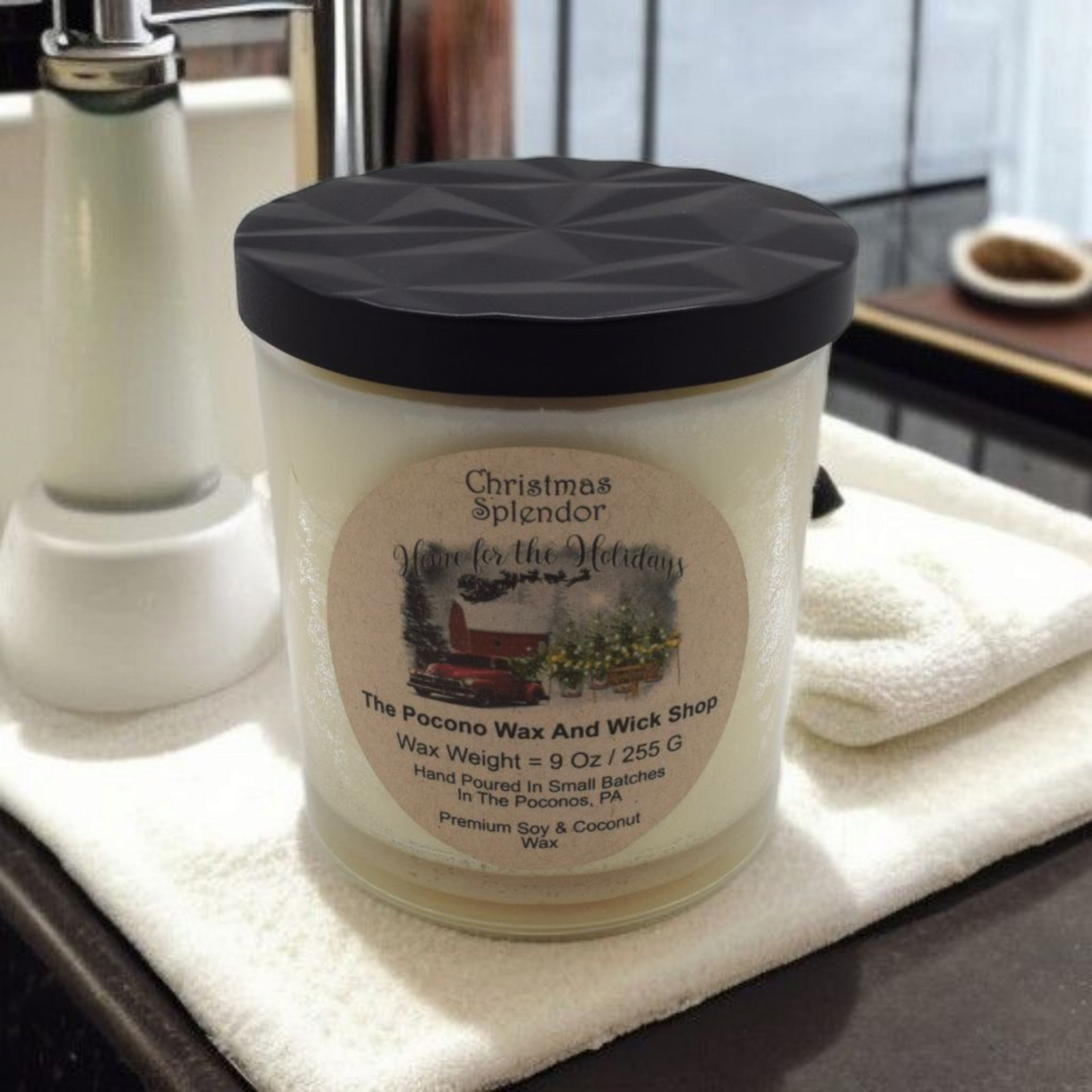 9 Oz Christmas Splendor Soy/Coconut Candle
