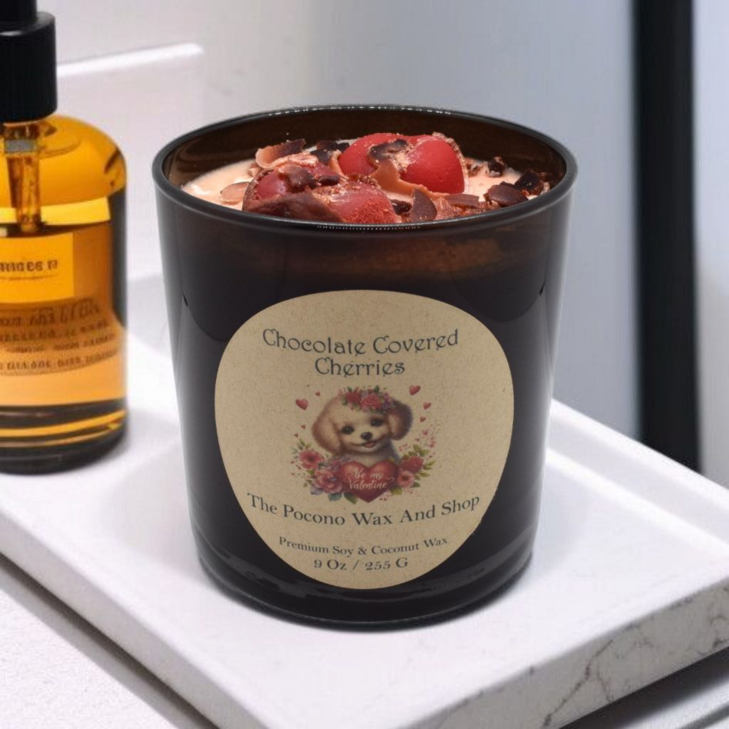 9 Oz Chocolate Covered Cherries Soy/Coconut Candle
