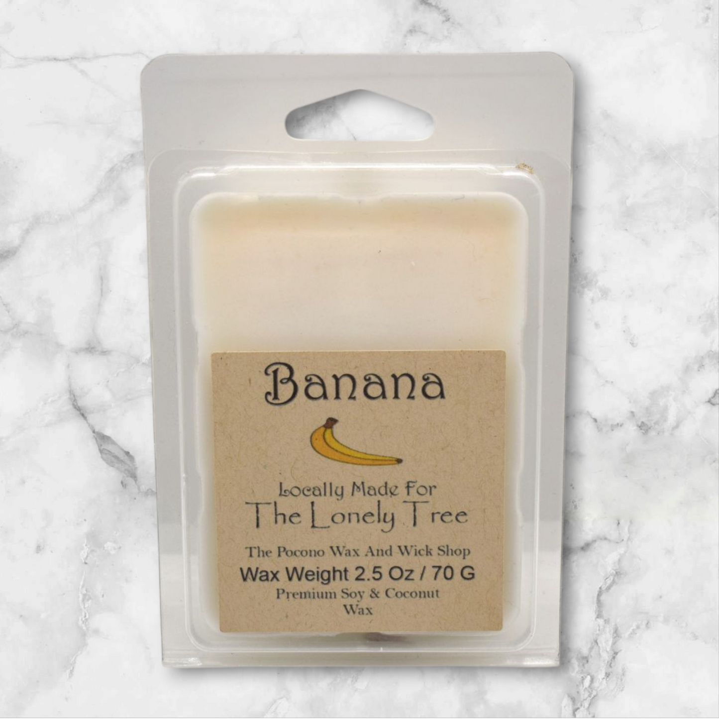 2.50 Oz Banana Soy/Coconut Wax Melt