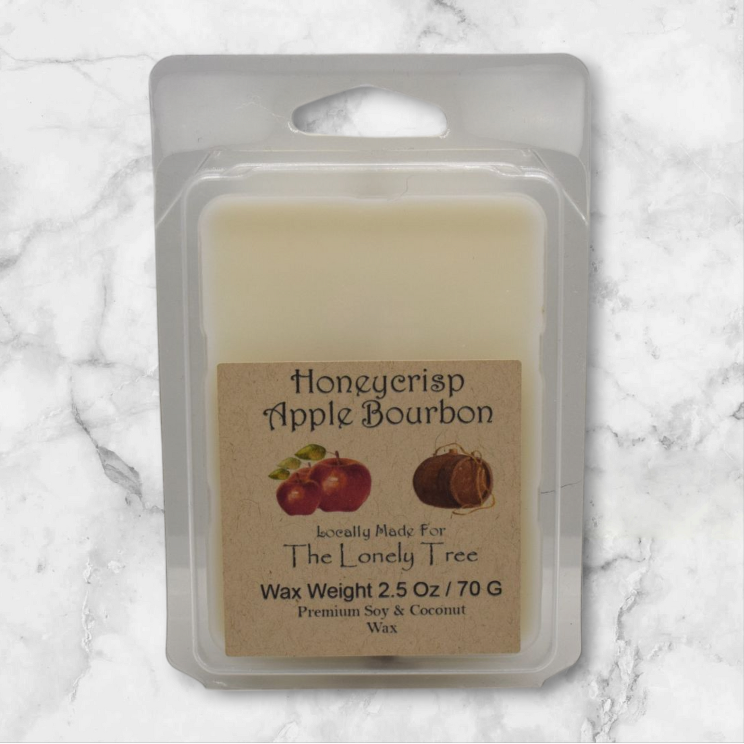 2.50 Oz Honeycrisp Apple Bourbon Soy/Coconut Wax Melt