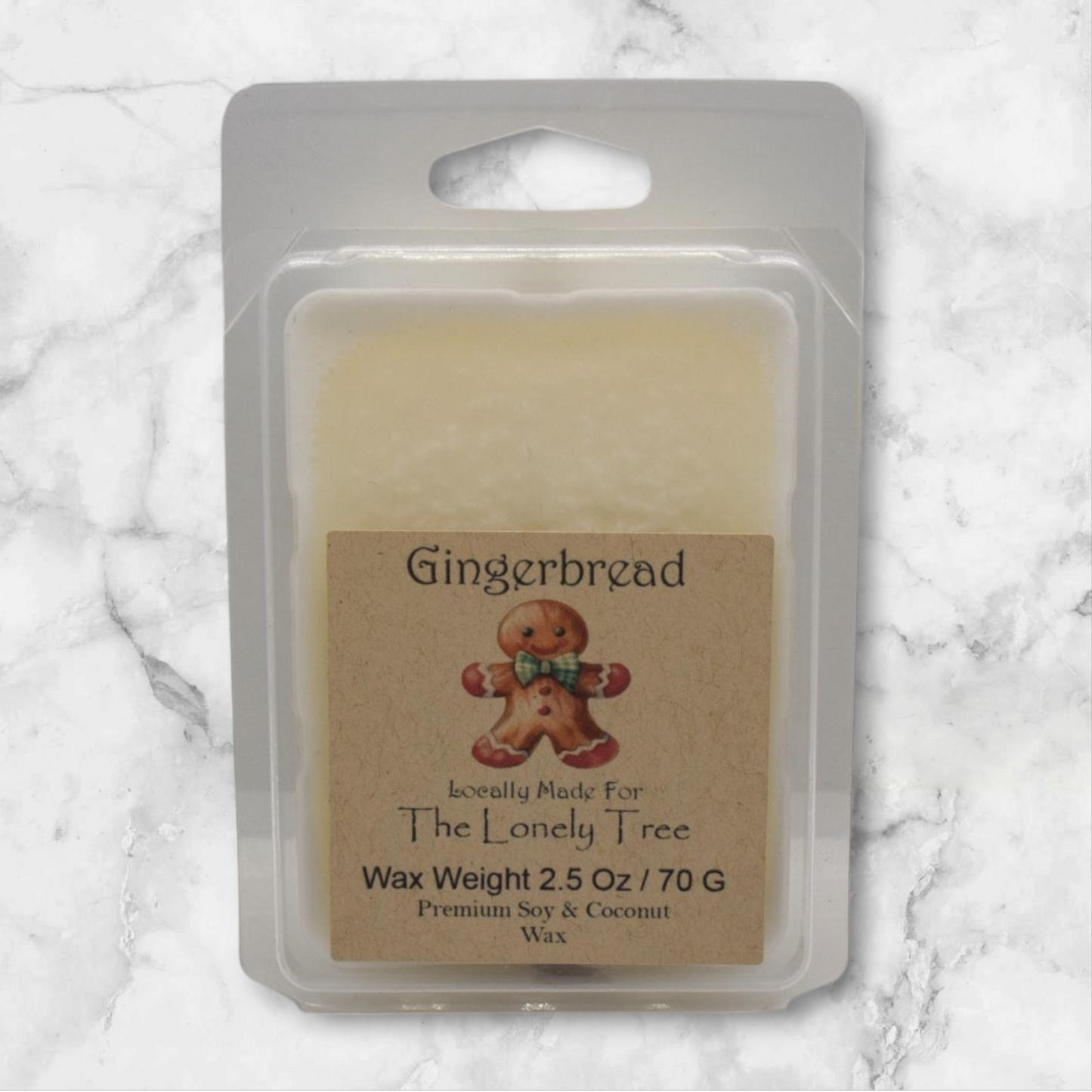 2.50 Oz Gingerbread Soy/Coconut Wax Melt
