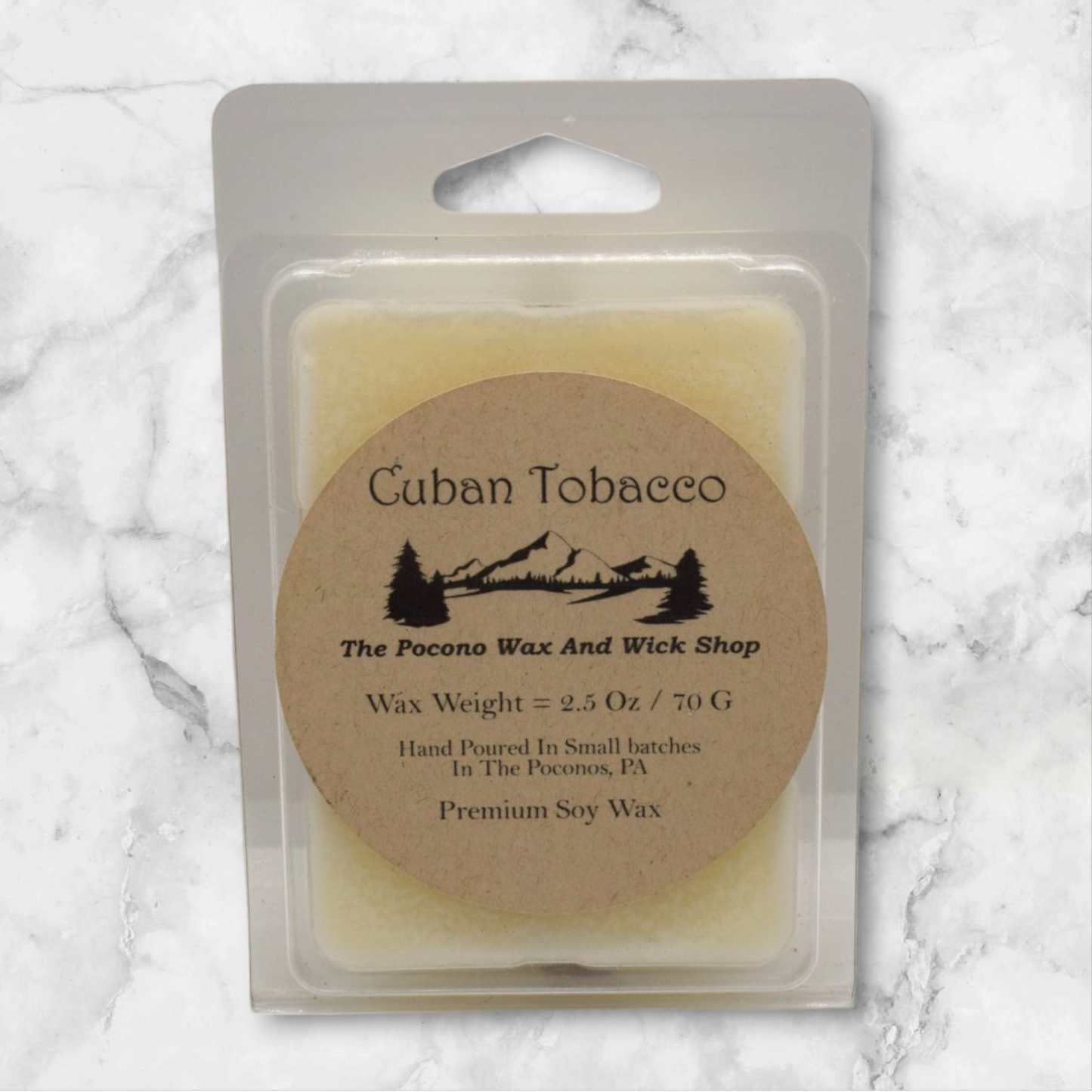 2.50 Oz Cuban Tobacco Soy/Coconut Wax Melt