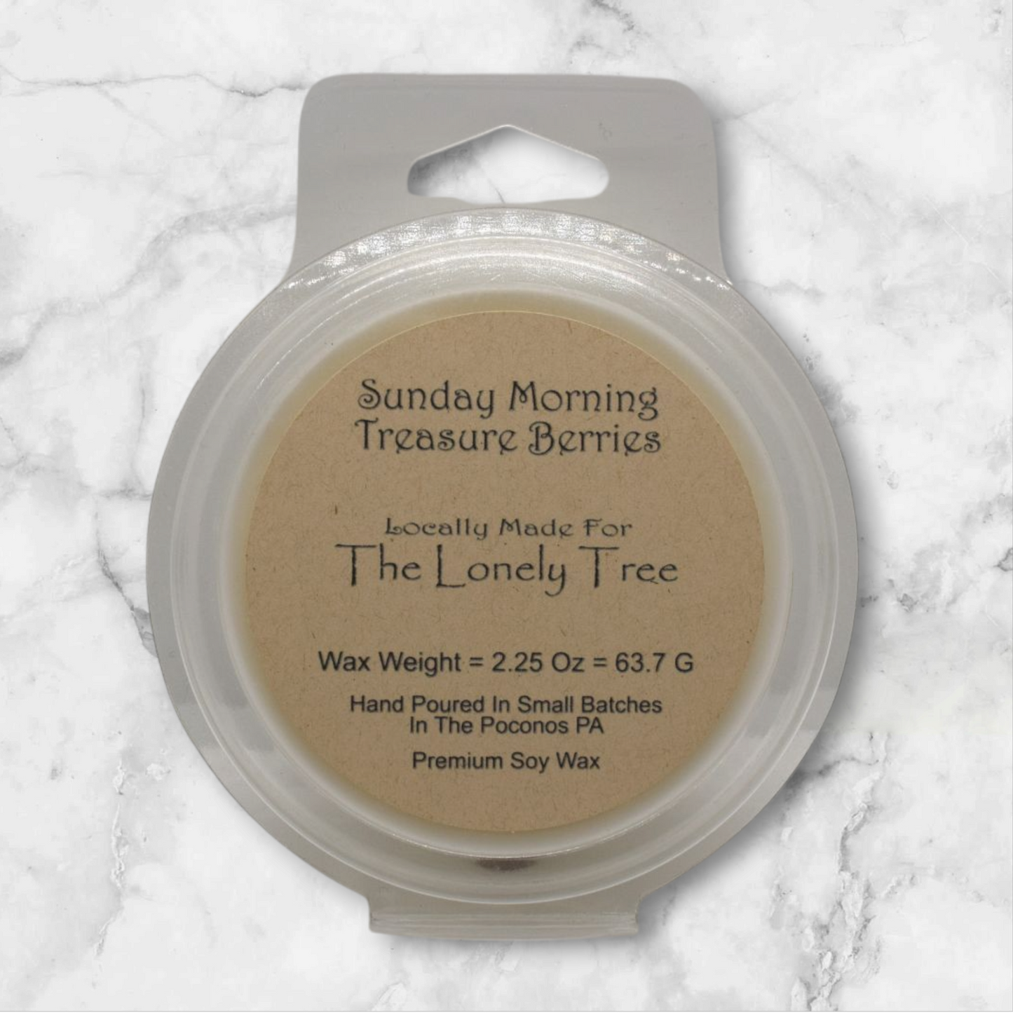 2.25 Oz Sunday Morning Treasure Berries Soy/Coconut Wax Melt