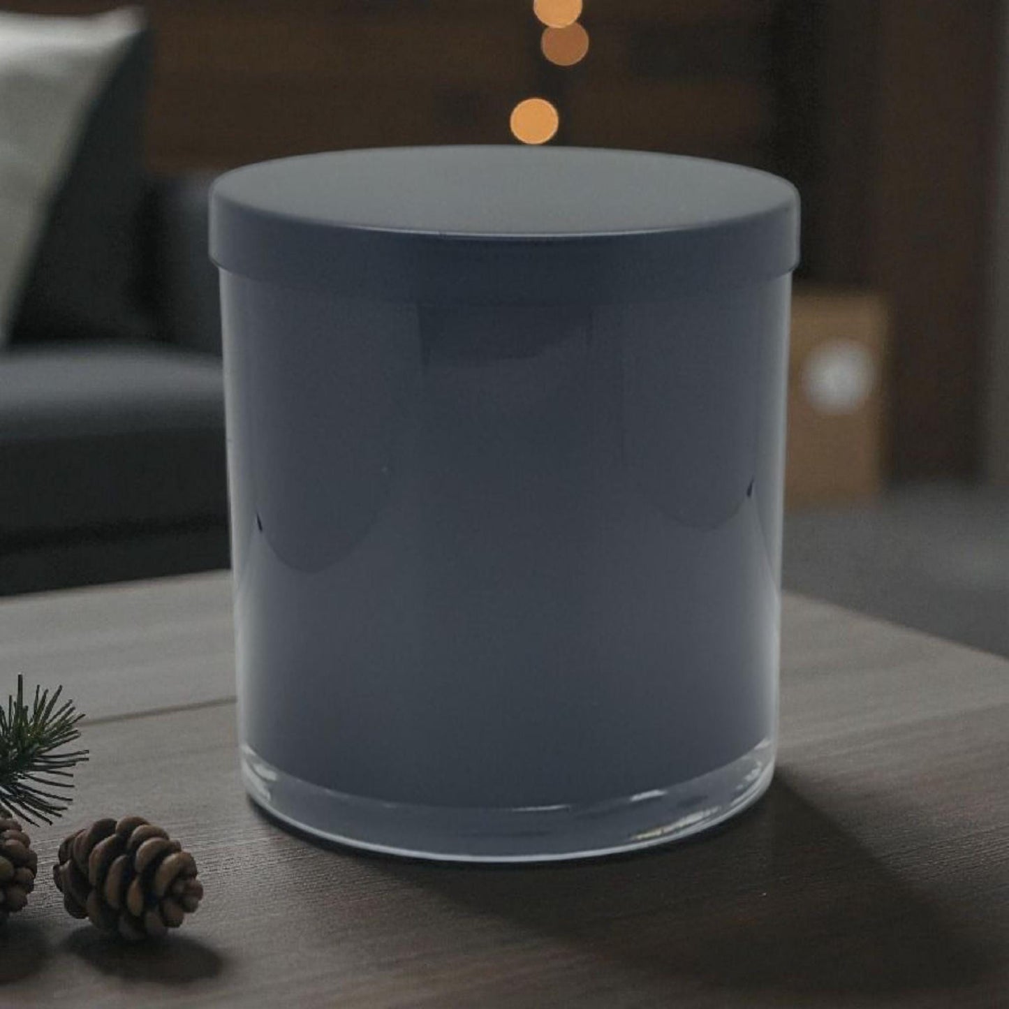 Pine Scented Candle, Soy, Coconut, 9 Oz, Handmade, Christmas Gift