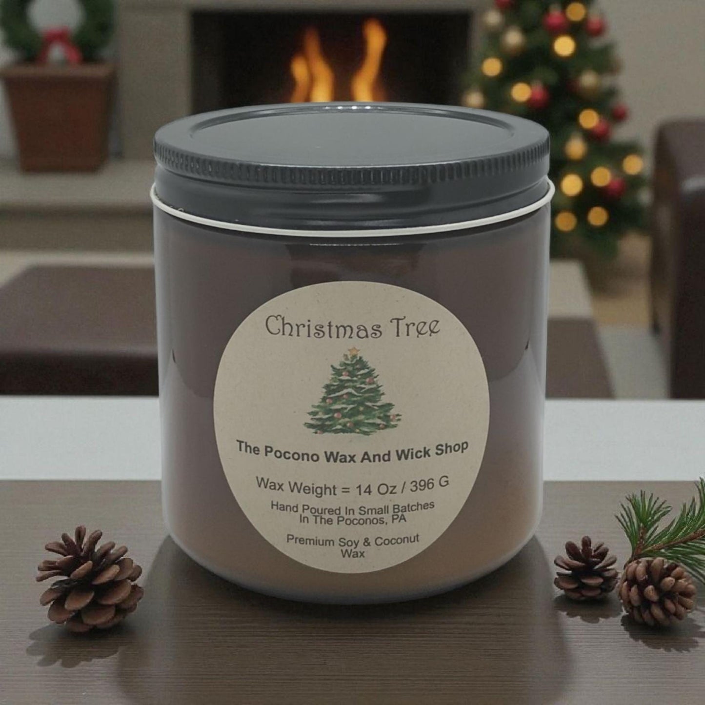 Christmas Tree, Pine, Scented, Soy Candle, Wax Melts, Soy, Gift