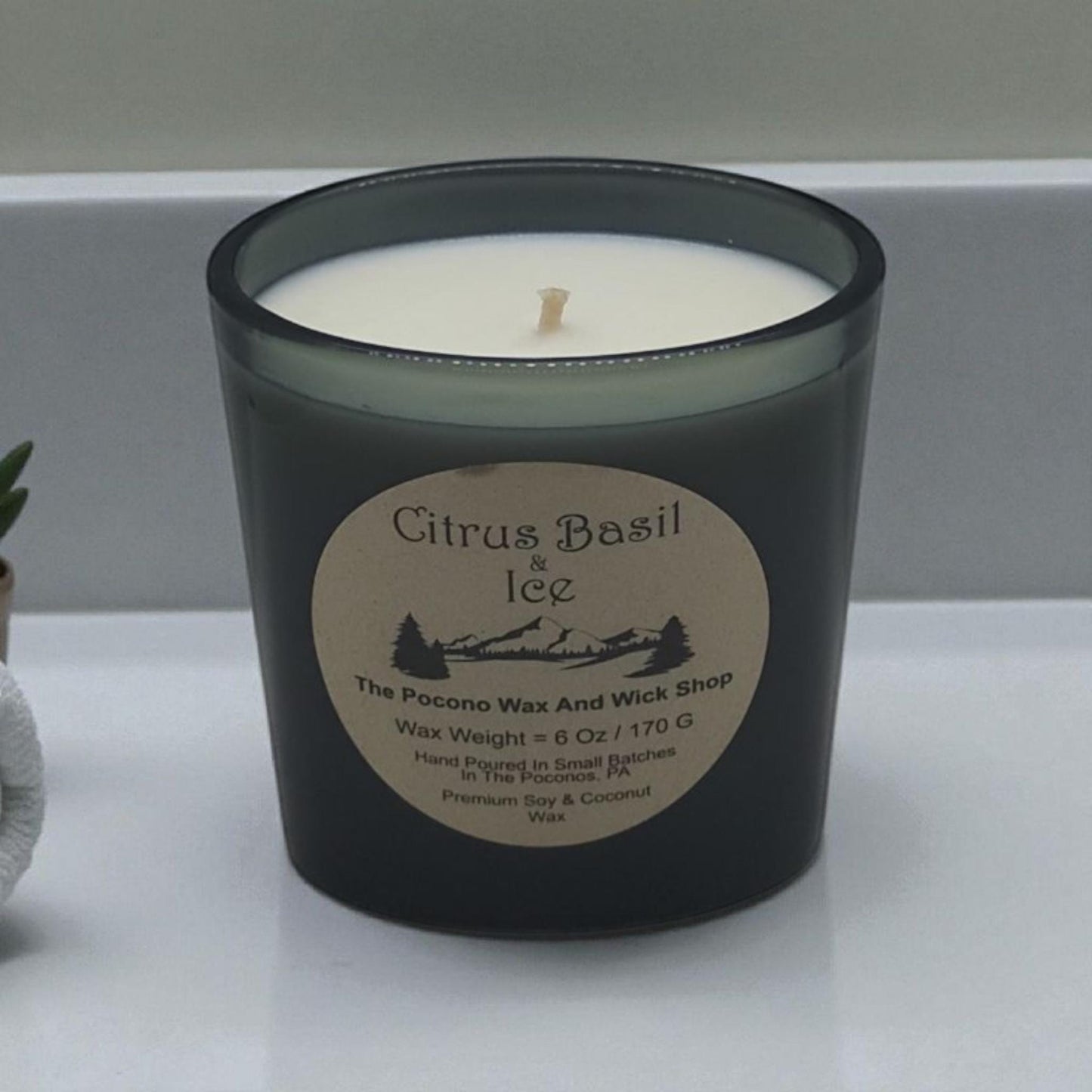 Citrus Scented Candle, Basil, Wax Melts, Soy, Home And Living