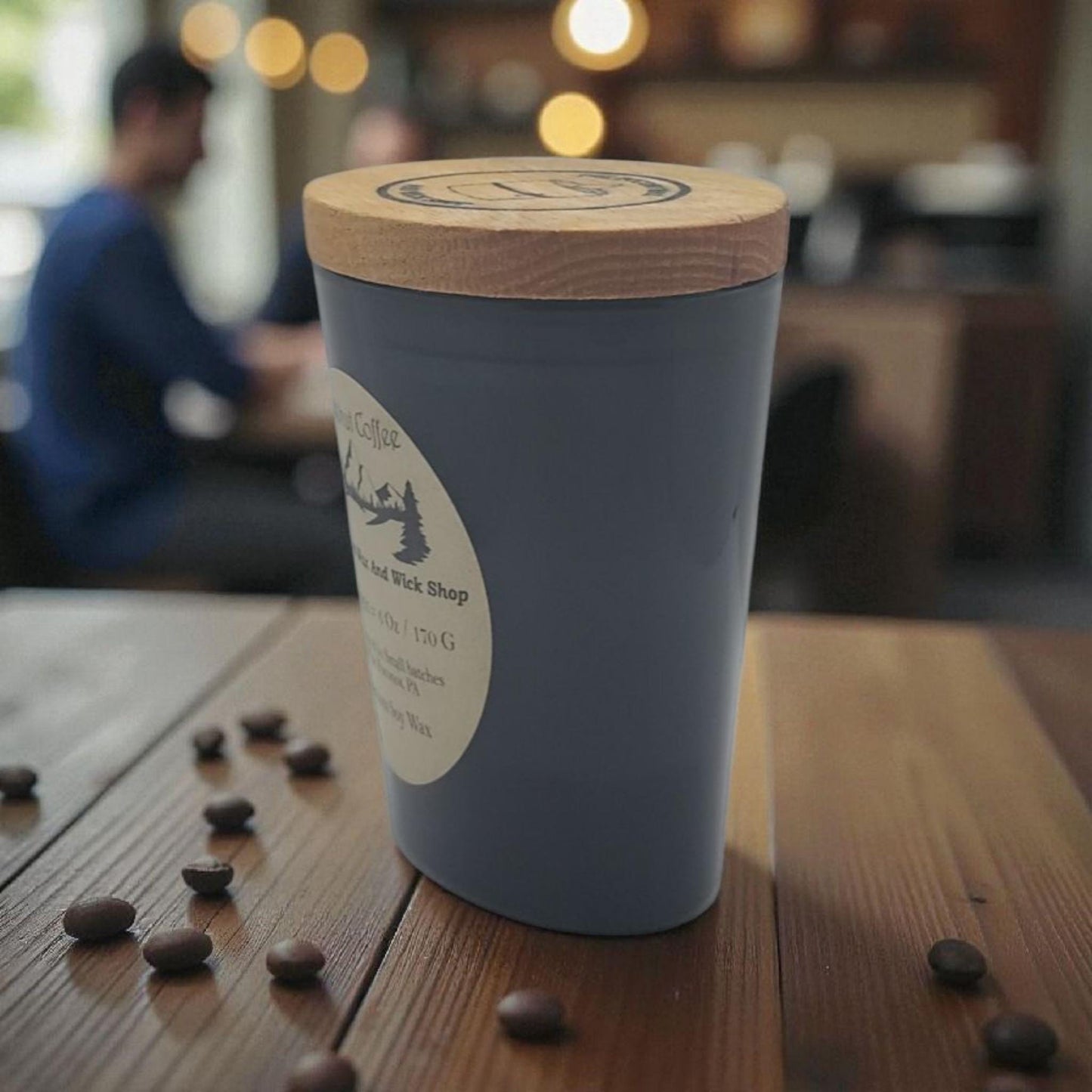 Hazelnut Coffee Scented Candle, Soy, Wax Melts, Container Candles, Home And Living