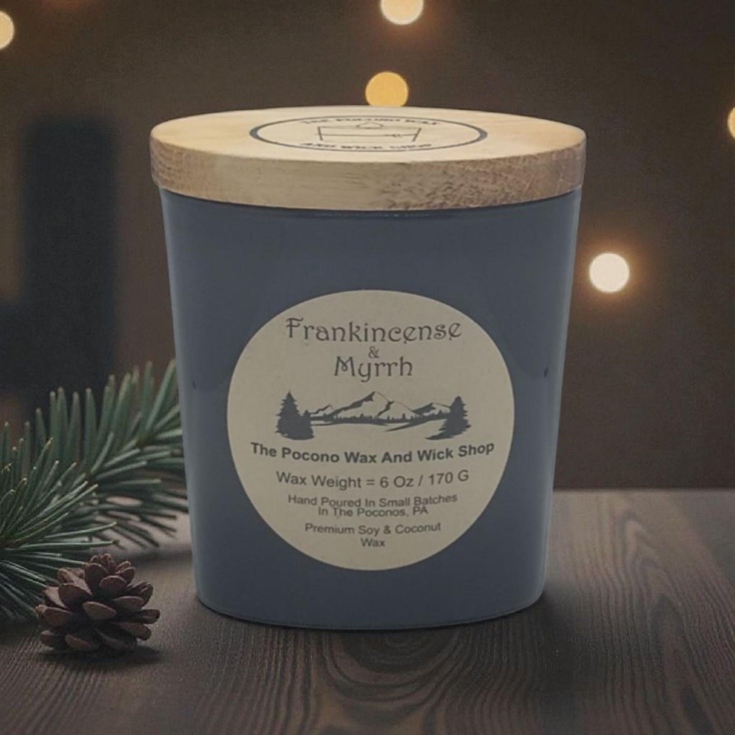 Frankincense & Myrrh Scented Candle, Soy, Wax Melts, Container Candles, Home And Living