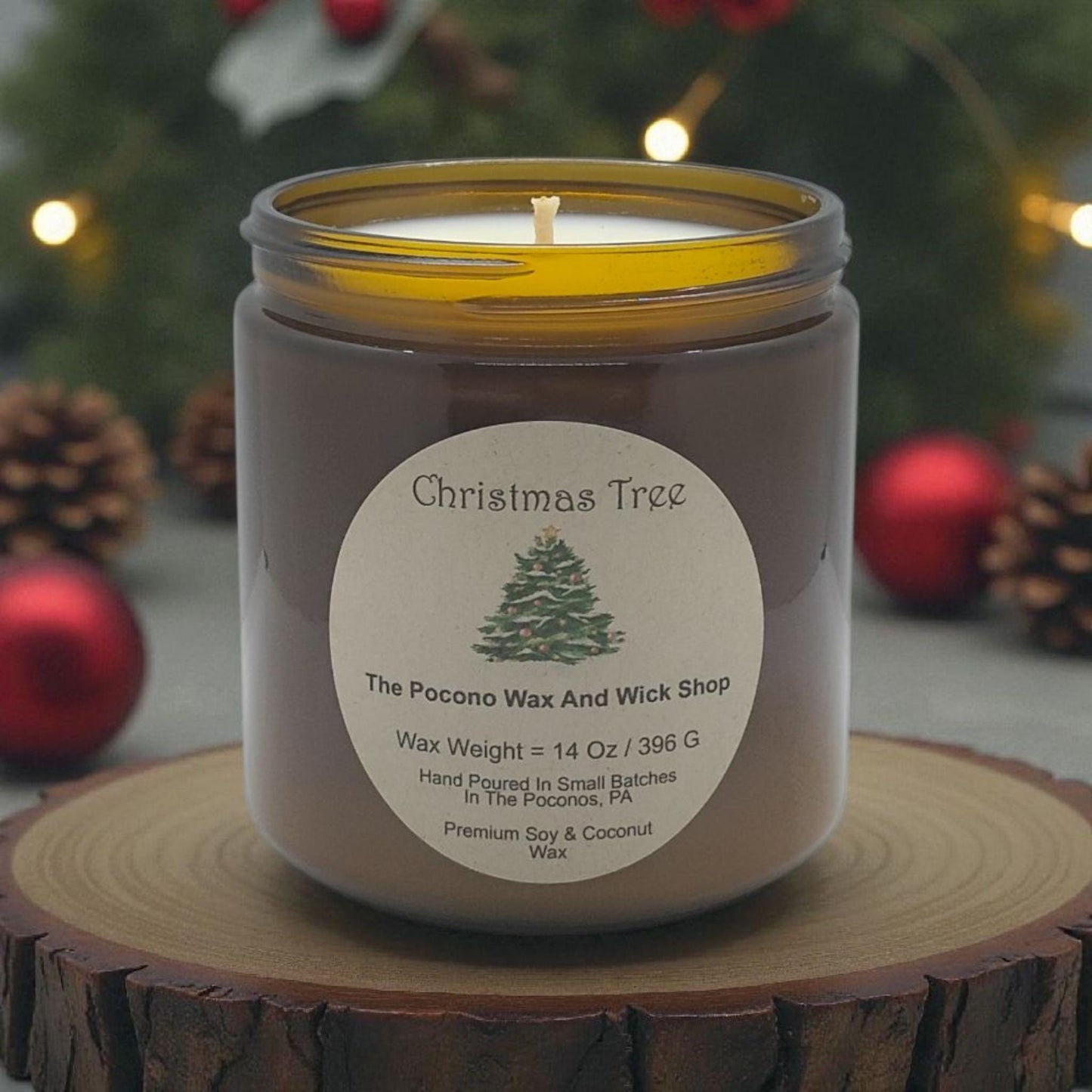 Christmas Tree, Pine, Scented, Soy Candle, Wax Melts, Soy, Gift