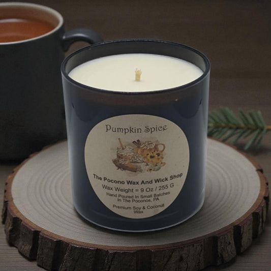 Pumpkin Spice Scented, Soy, Coconut, 9 Oz, Handmade, Christmas
