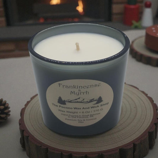 Frankincense & Myrrh Scented Candle, Soy, Wax Melts, Container Candles, Home And Living