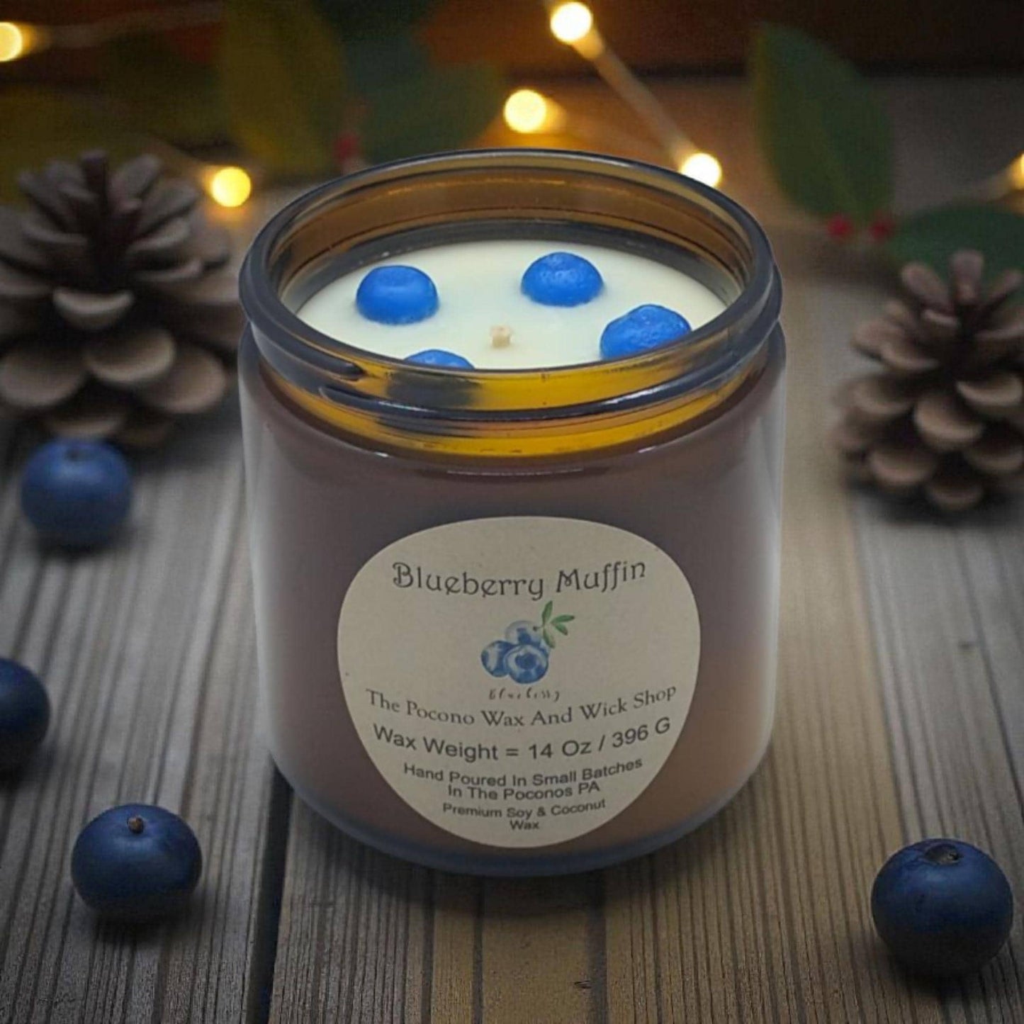 Blueberry Muffin, Scented, Soy Candle, Wax Melts, Soy Christmas Gift