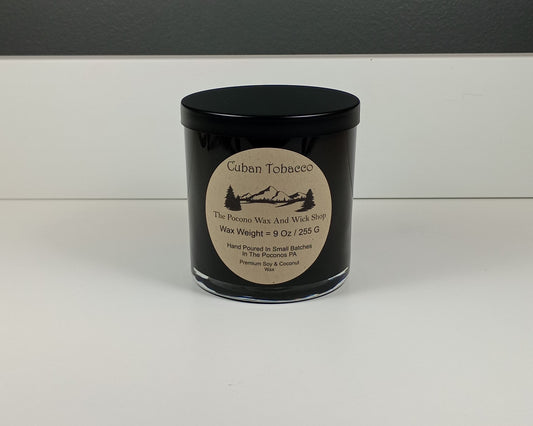 9 Oz Cuban Tobacco Soy/Coconut Candle