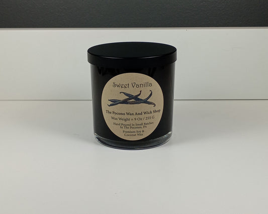 9 Oz Sweet Vanilla Soy/Coconut Candle