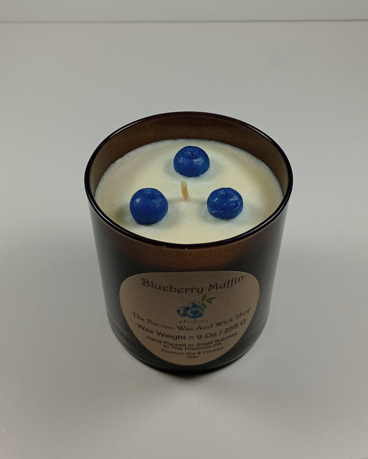 9 Oz Blueberry Muffin Soy/Coconut Candle