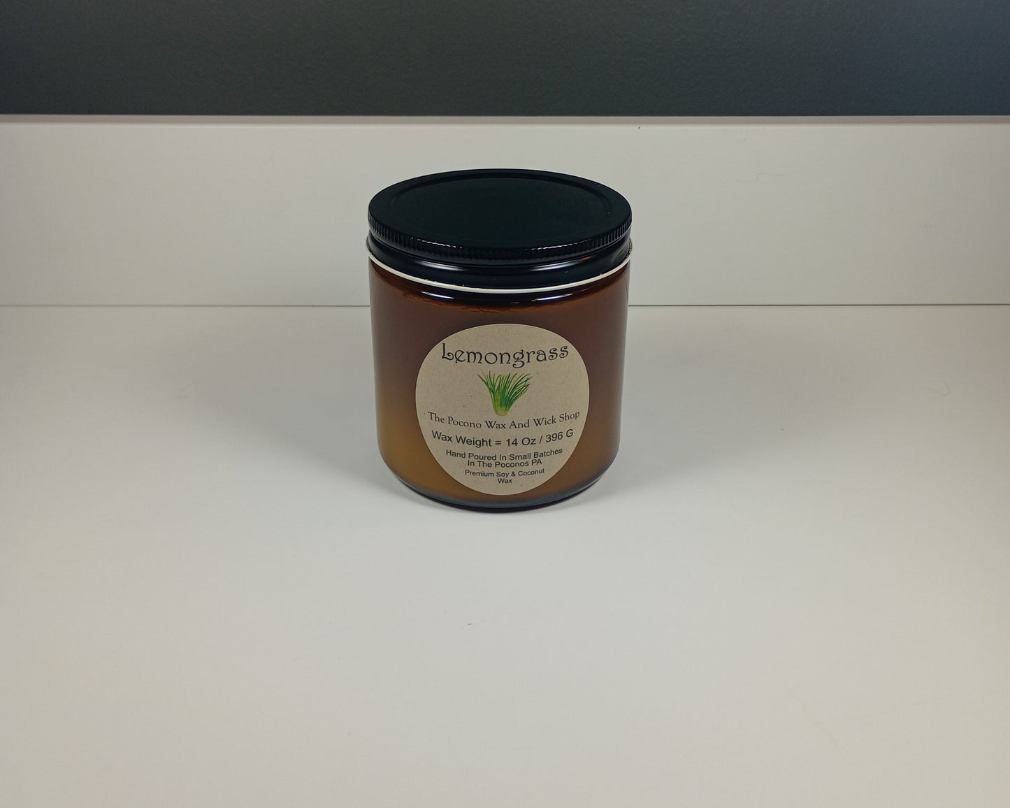 14 Oz Lemongrass Soy/Coconut Candle