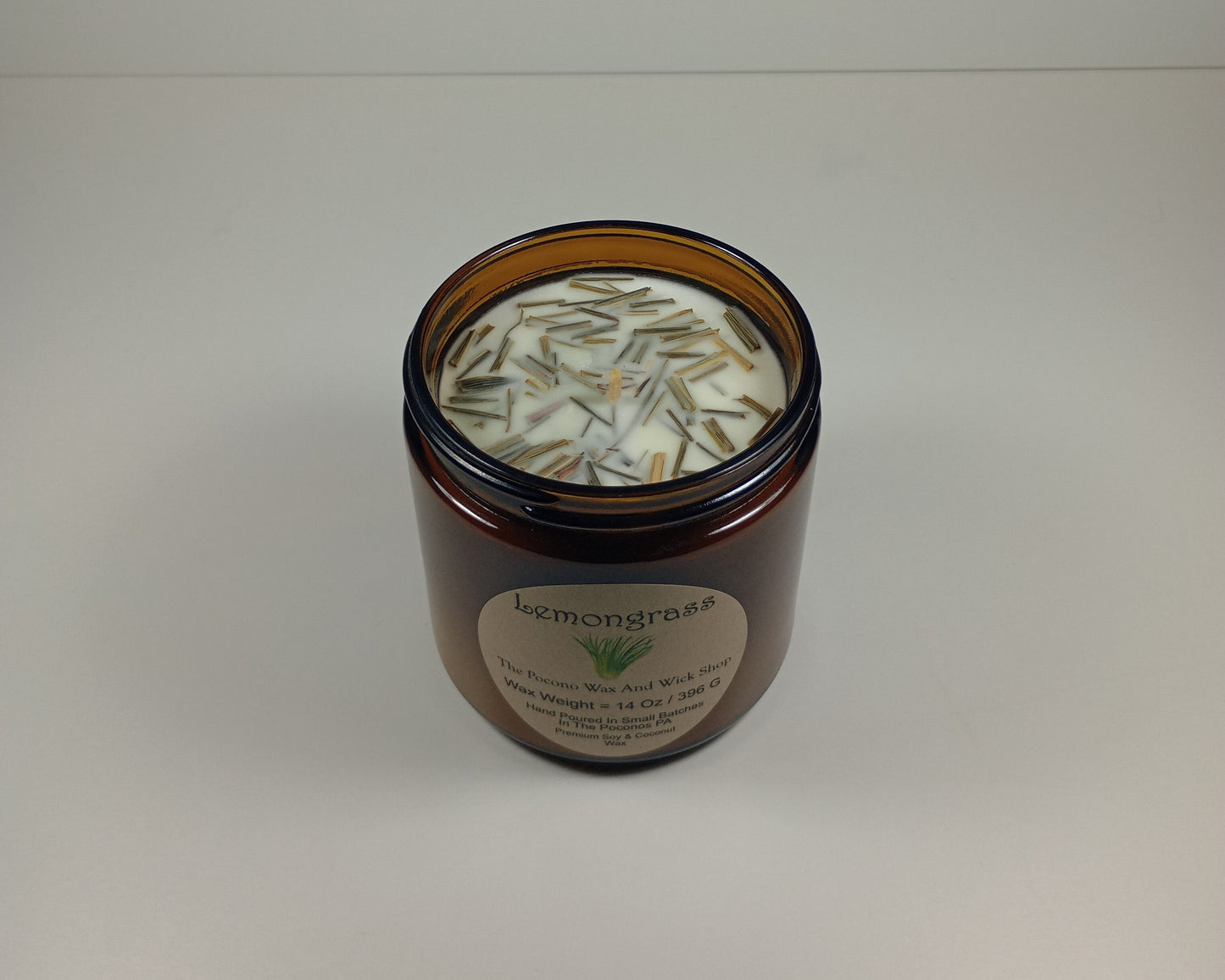 14 Oz Lemongrass Soy/Coconut Candle