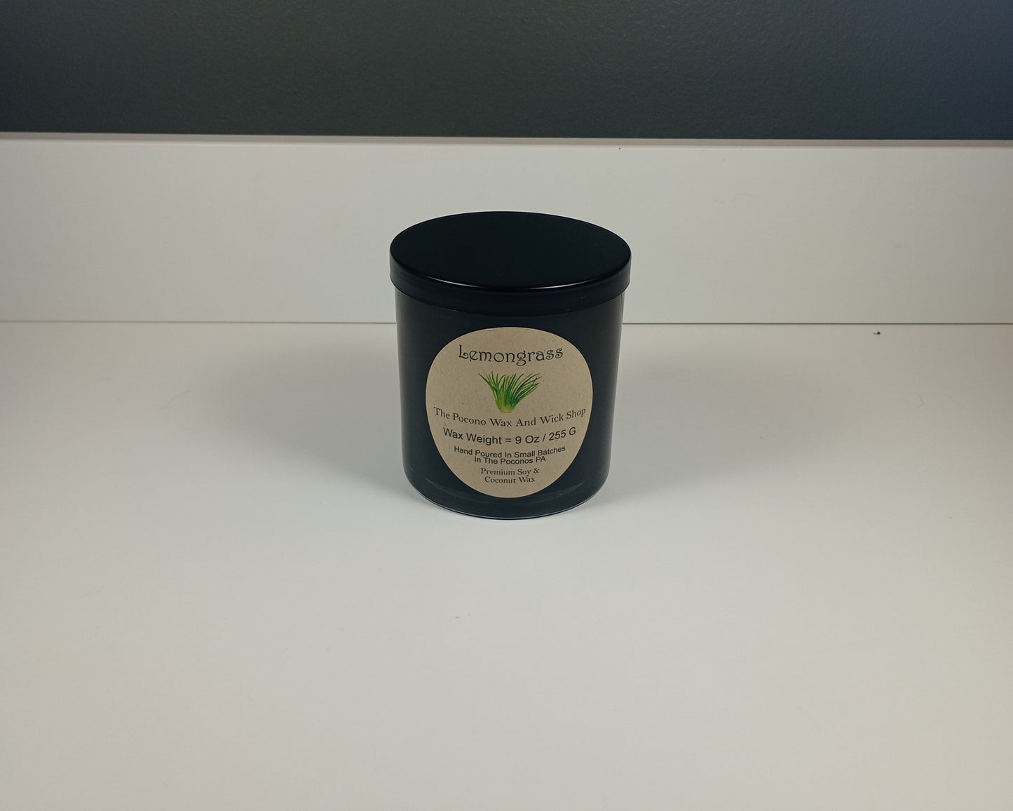 9 Oz Lemongrass Soy/Coconut Candle