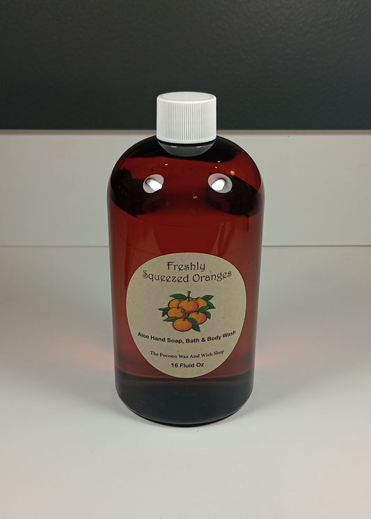 16 Oz Freshly Squeezed Oranges Bath & Body Wash