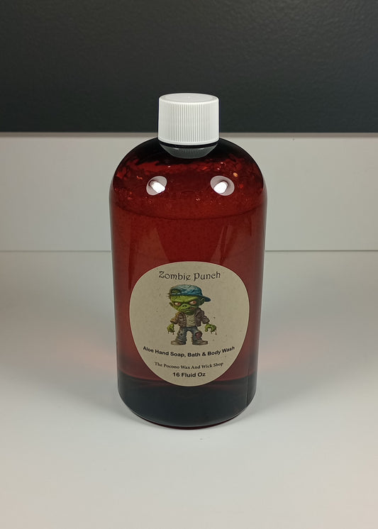 16 Oz Aloe Zombie Punch Bath & Body Wash