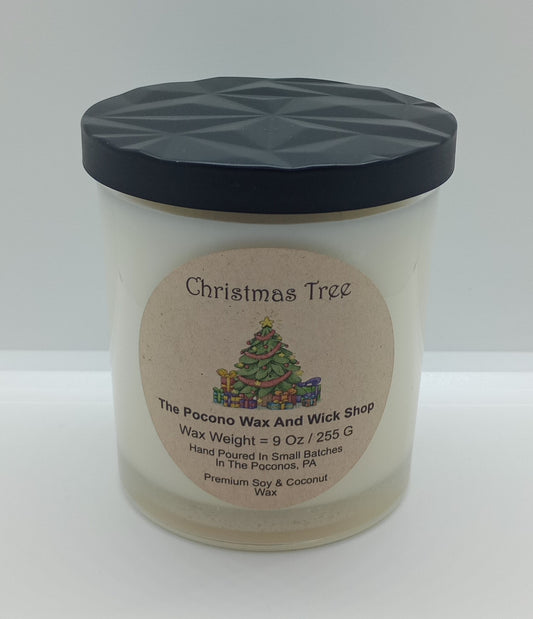 9 Oz IMPERFECT Christmas Tree Soy/Coconut Candle