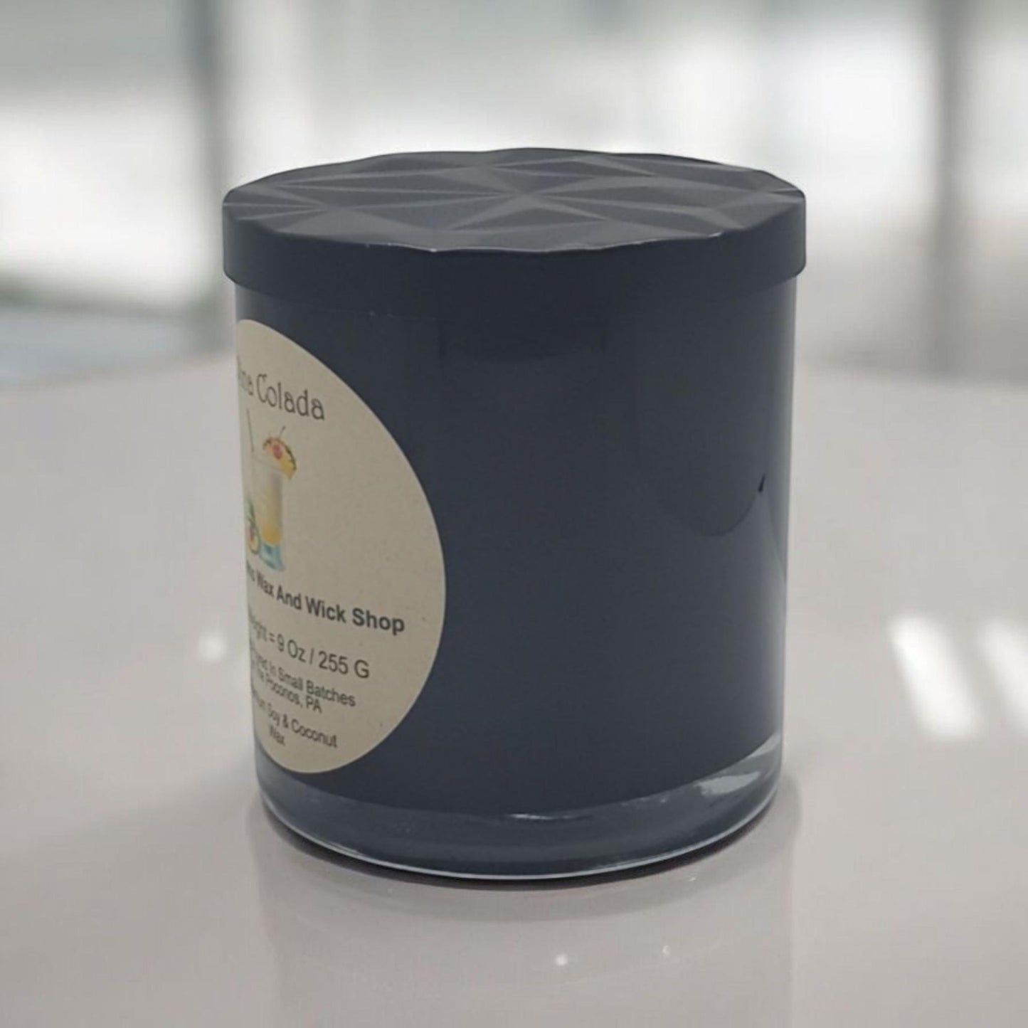 Pina Colada Scented Candle, Soy, Coconut, 9 Oz, Handmade, Christmas Gift