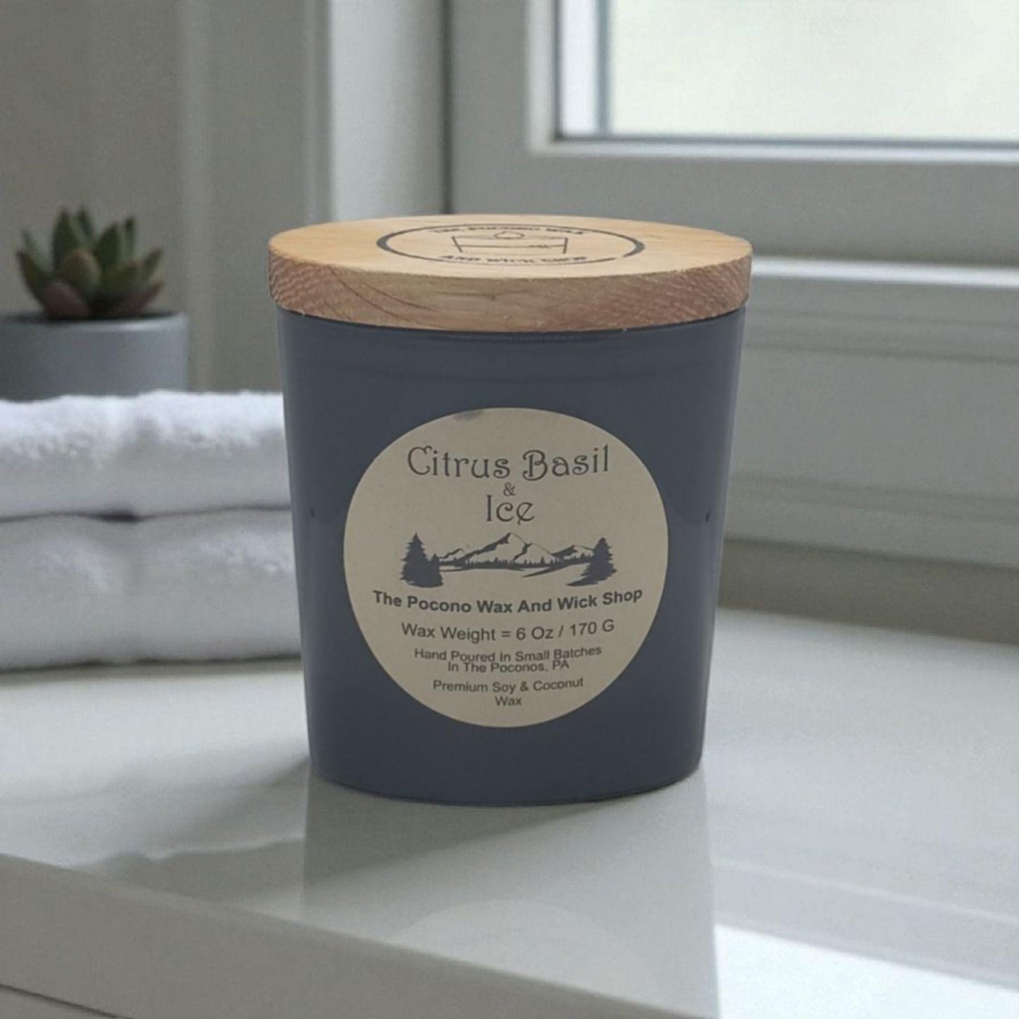 Citrus Scented Candle, Basil, Wax Melts, Soy, Home And Living