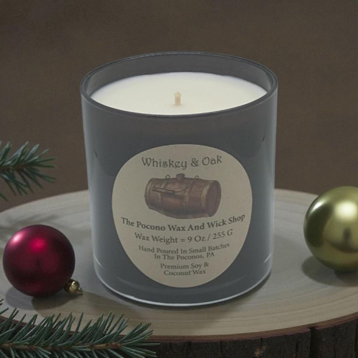 Whiskey And Oak, Soy Candle, Wax Melt, Container Candles, Home And Living, Coconut