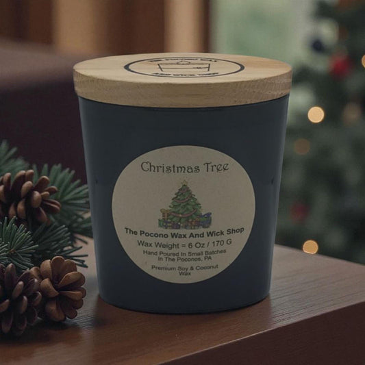 Christmas Tree Scented, Pine, Soy Candle, Frankincense, Wax Melts, Container Candles, Home And Living