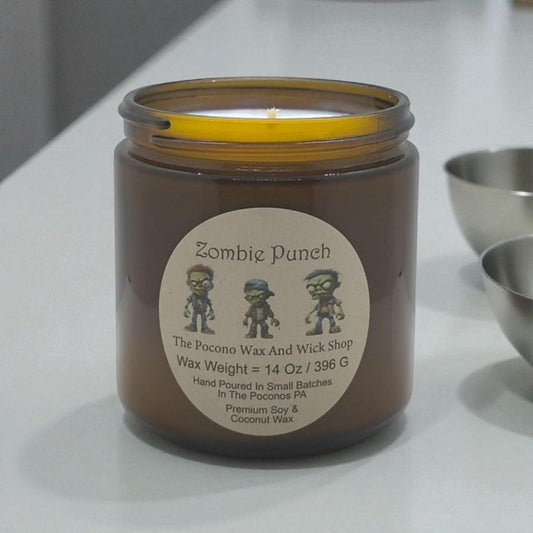 Punch Scented, Zombie, Soy Candle, Wax Melts, Soy, Gift